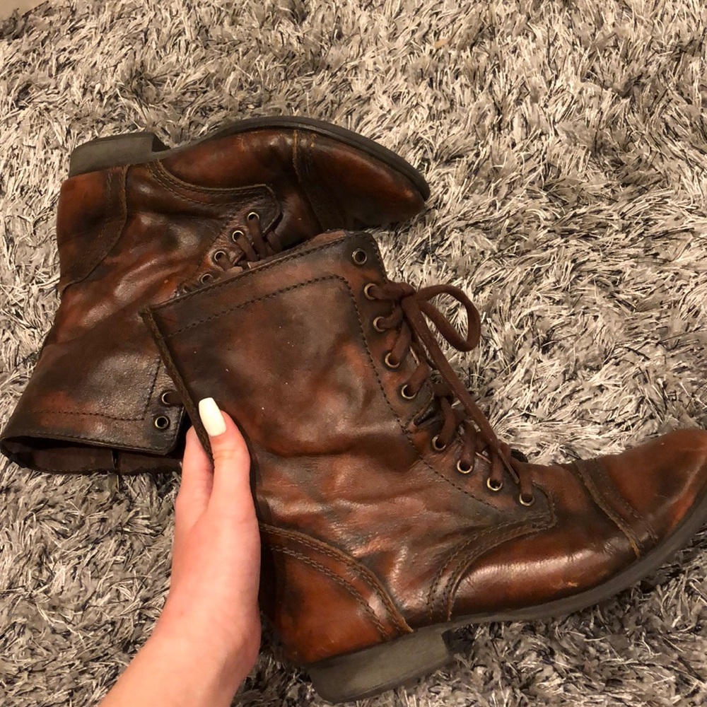steve madden combat boots